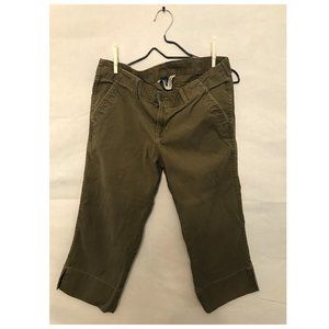 Lucky Brand Dark Green Cropped Ankle Pants